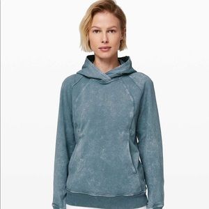 Lululemon Scuba Pullover Washed Blue Charcoal 6